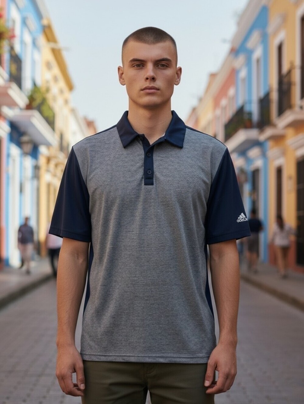 Adidas Men's Size Large Golf Polo Course Shirt